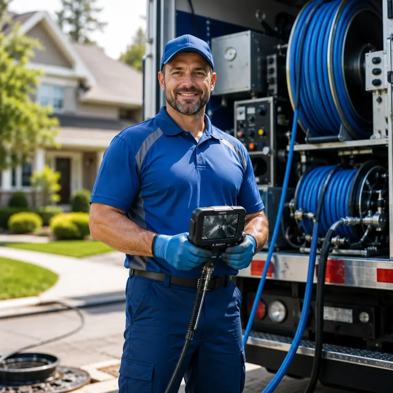 Local outdoor drain cleaning specialists in Unionville, MI